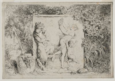 Bacchanales: The Satyrs Dance, 1763. od Jean Honore Fragonard