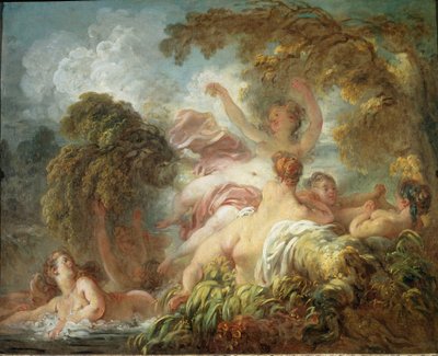 Lapači - olej na plátně od Jean Honore Fragonard