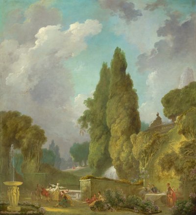 Hra na slepou bábu od Jean Honore Fragonard