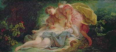 Cephalus a Procris (olej na plátně) od Jean Honore Fragonard
