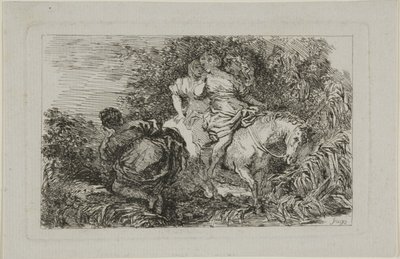 Cloelia a její společníci od Jean Honore Fragonard