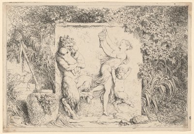 Tanec satyrů od Jean Honore Fragonard
