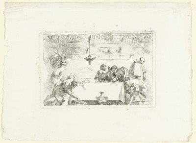 Učedníci v Emauzích od Jean Honore Fragonard