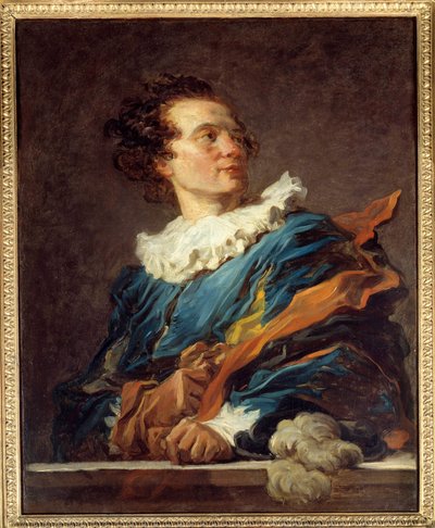 Fantasiefigur: Porträt des Abtes Richard de Saint-Non (1727-1791), Mäzen, Intellektueller und Humanist der Aufklärung von Jean Honore Fragonard