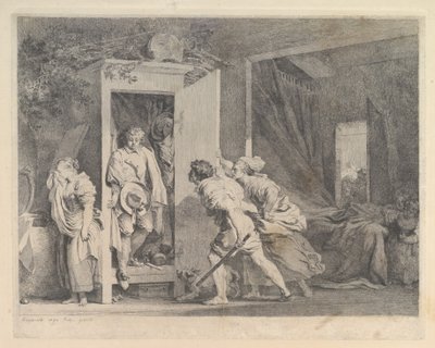 Kabinet, 1778. od Jean Honore Fragonard