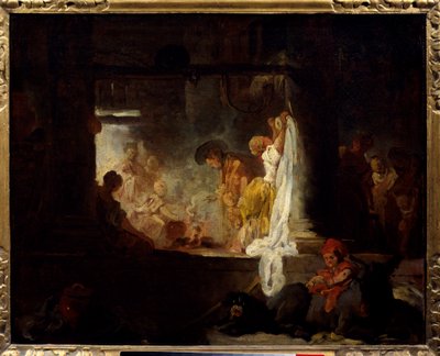 Obraz Les blechisseuses od Jean Honore Fragonard od Jean Honore Fragonard