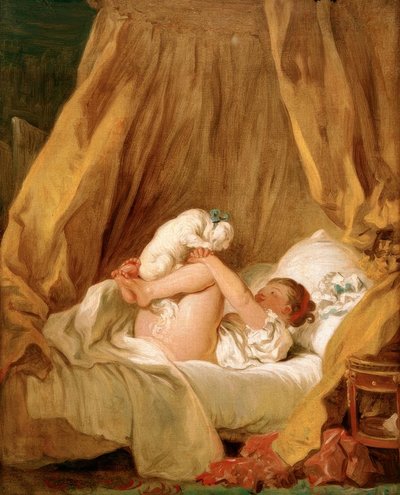 Dívka se psem od Jean Honore Fragonard