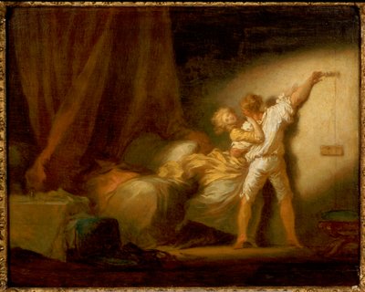 Modelová verze "The Bolt" od Jean Honore Fragonard