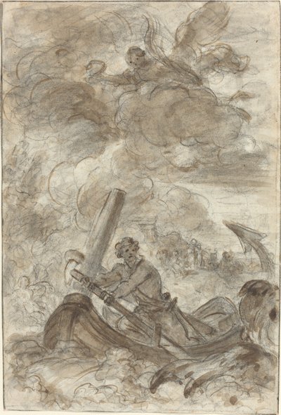 Orlando zabije skřeta kotvou od Jean Honore Fragonard