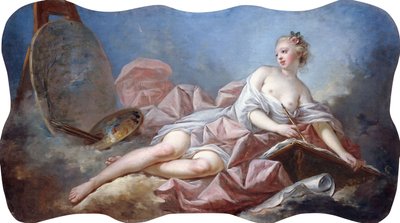 Personifikace malby, od Jean Honore Fragonard