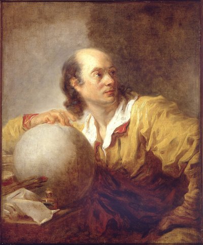 Porträt von Jerome Lalande von Jean Honore Fragonard