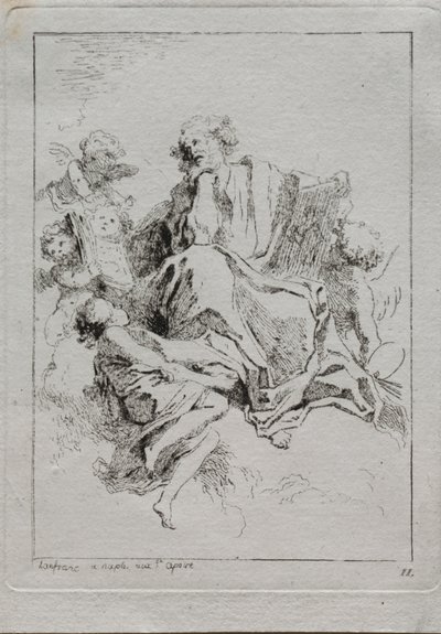 Svatý Lukáš od Jean Honore Fragonard