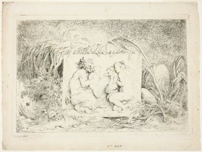 Satyrové tančí, z knihy Bakchanálie aneb Satyrské hry od Jean Honore Fragonard