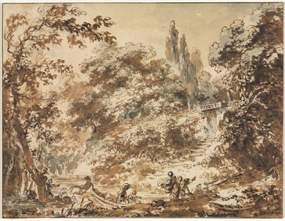 Scéna v parku od Jean Honore Fragonard