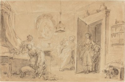 Ložnice od Jean Honore Fragonard