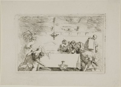 Učedníci v Emauzích od Jean Honore Fragonard