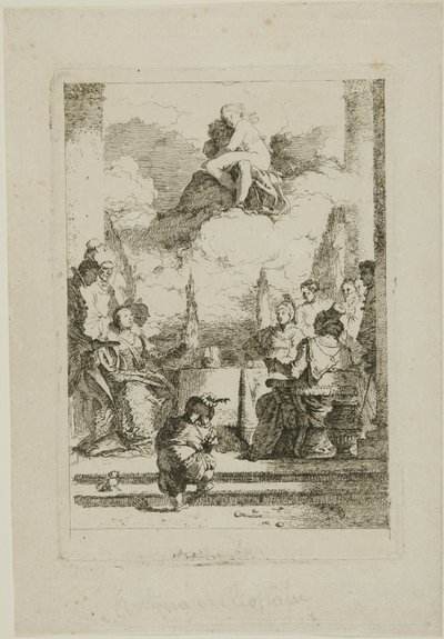 Svátek Antonína a Kleopatry od Jean Honore Fragonard