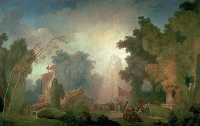 The Fete at Saint-Cloud (podrobnosti viz 89791) od Jean Honore Fragonard