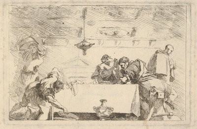 Poslední večeře, ca. 1761-64. od Jean Honore Fragonard