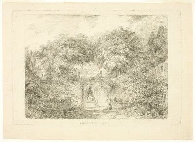 Malý park od Jean Honore Fragonard