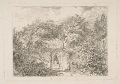Malý park, ca. 1763. od Jean Honore Fragonard