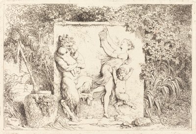 Tanec satyrů od Jean Honore Fragonard
