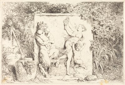Tanec satyrů od Jean Honore Fragonard