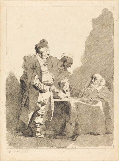 Výběrčí daní (Les traitants) od Jean Honore Fragonard