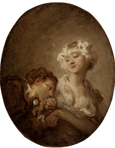 Koketa a mládí. od Jean Honore Fragonard