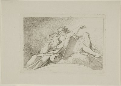 Dva proroci od Jean Honore Fragonard