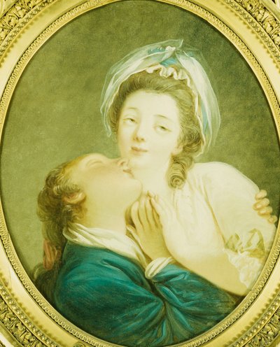 Junge Liebende von Jean Honore Fragonard