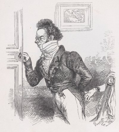 Robin, přítel z The Complete Works of Béranger, 1836. od Jean Ignace Isidore Gérard