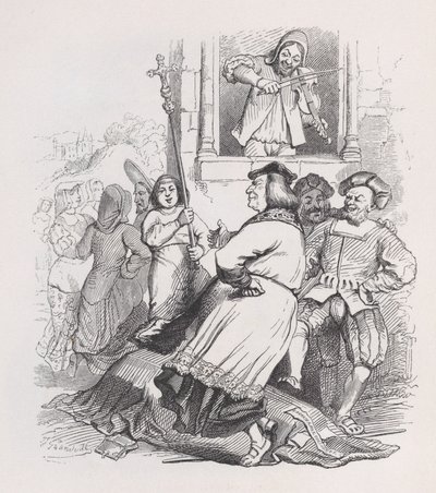 Šumař z Meudonu z The Complete Works of Béranger, 1836. od Jean Ignace Isidore Gérard