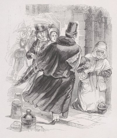 Chudá žena z Úplných Bérangerových děl, 1836. od Jean Ignace Isidore Gérard
