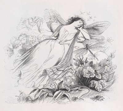 Sylfa z The Complete Works of Béranger, 1836. od Jean Ignace Isidore Gérard