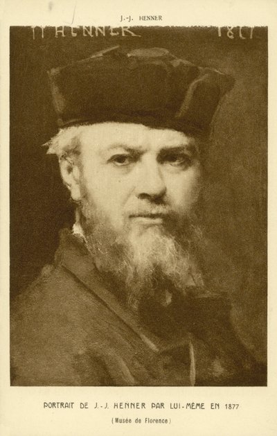 Autoportrét Jean-Jacquese Hennera, francouzského umělce od Jean Jacques (after) Henner