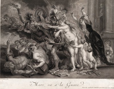 Mars zieht in den Krieg von Jean Jacques Avril