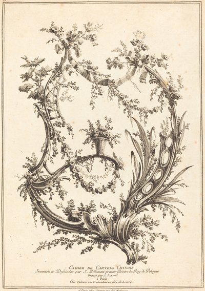 Titulní strana od Jean Jacques Avril I after Jean Baptiste Pillement
