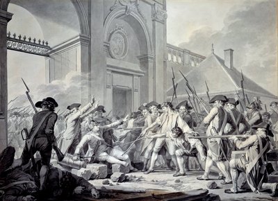 Případ Nancy: Dne 31. srpna 1790 zahájil markýz de Bouillé (1739-1800) represe proti vojákům posádky v Nancy ve vzpouře proti jejich důstojníkům. Bitva se odehrála před strážním stanovištěm u Stainville Gate, během níž od Jean Jacques Francois Le Barbier