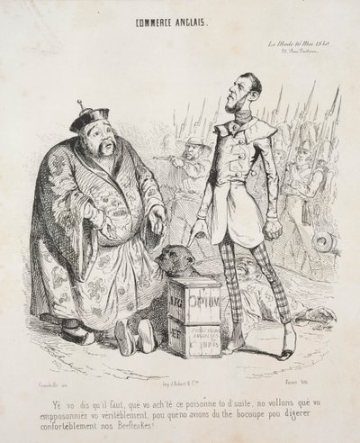 Anglický obchod. Yé vo dit qu’il faut, že vo koupil tento jed, aby ho následoval..., 1840. od Jean Jacques Grandville