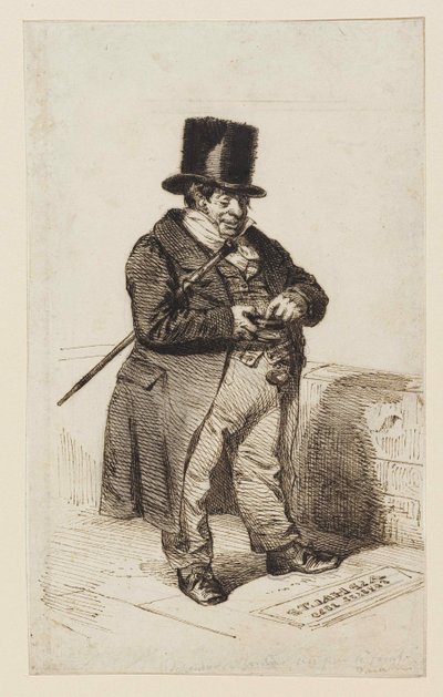 Typ Rentier, 1840. od Jean Jacques Grandville