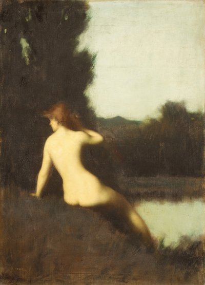 A Bather Echo, 1881. od Jean Jacques Henner