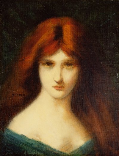 Portrét dámy od Jean Jacques Henner