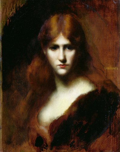 Portrét ženy od Jean Jacques Henner