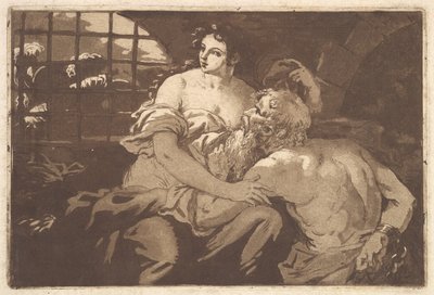 Roman Charity, v albu obsahujícím Recueil de Compositions par..., 1782-1821. od Jean Jacques Lagrenee