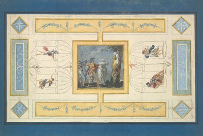 Studie pro strop, n. d. od Jean Jacques Lagrenee