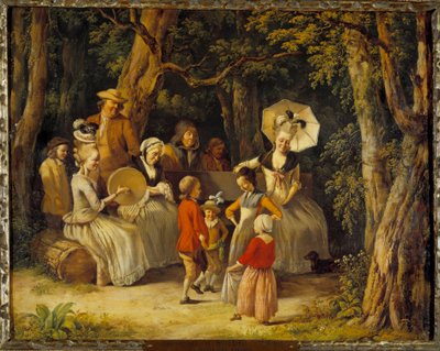 Dětský tanec 18. století (olej na plátně) od Jean Jacques de Boissieu