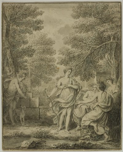 Diana a Actaeon od Jean Jacques de Boissieu