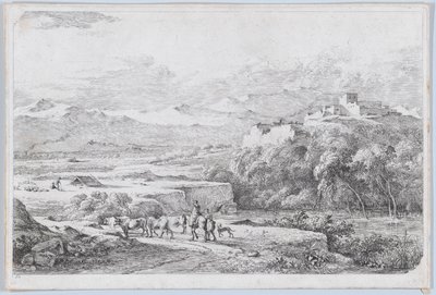 Krajina podle Van der Cabel, asi 1773. od Jean Jacques de Boissieu
