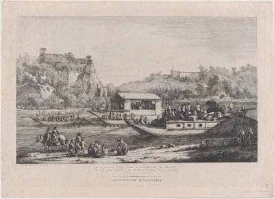 Papež Pius VII na Saôně, 1805. od Jean Jacques de Boissieu
